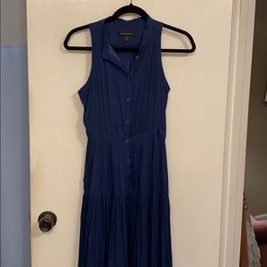 Banana republic blue long dress. EUC.